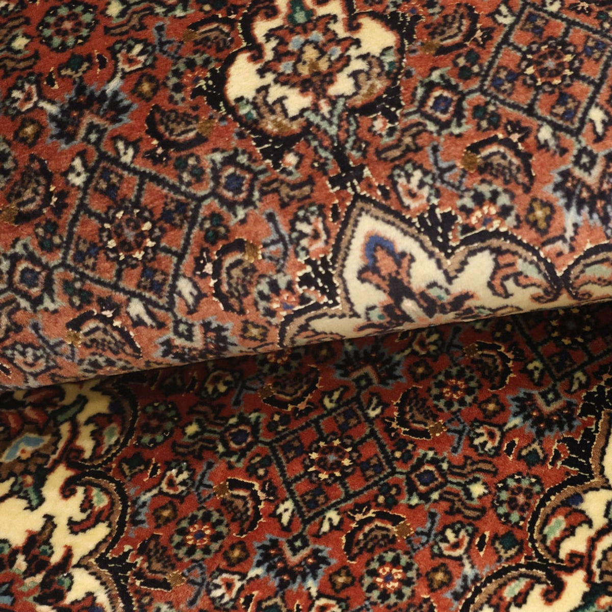 Perzisch tapijt - Bijar - 145 x 73 cm - donkerrood