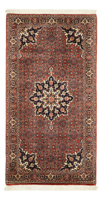 Perzisch tapijt - Bijar - 135 x 73 cm - donkerrood
