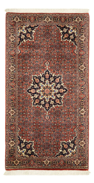 Perzisch tapijt - Bijar - 135 x 73 cm - donkerrood