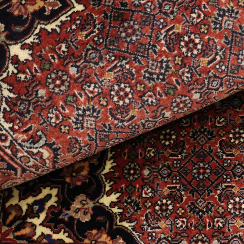 Perzisch tapijt - Bijar - 135 x 73 cm - donkerrood