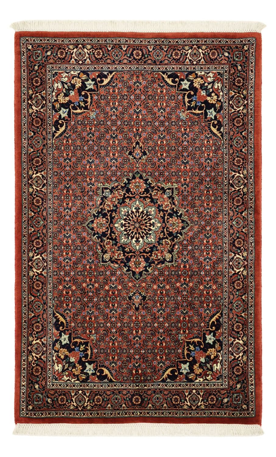 Perzisch tapijt - Bijar - 147 x 90 cm - donkerrood