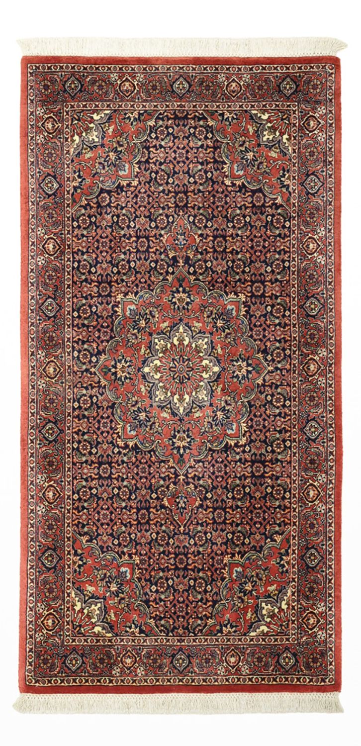 Perzisch tapijt - Bijar - 136 x 69 cm - donker beige