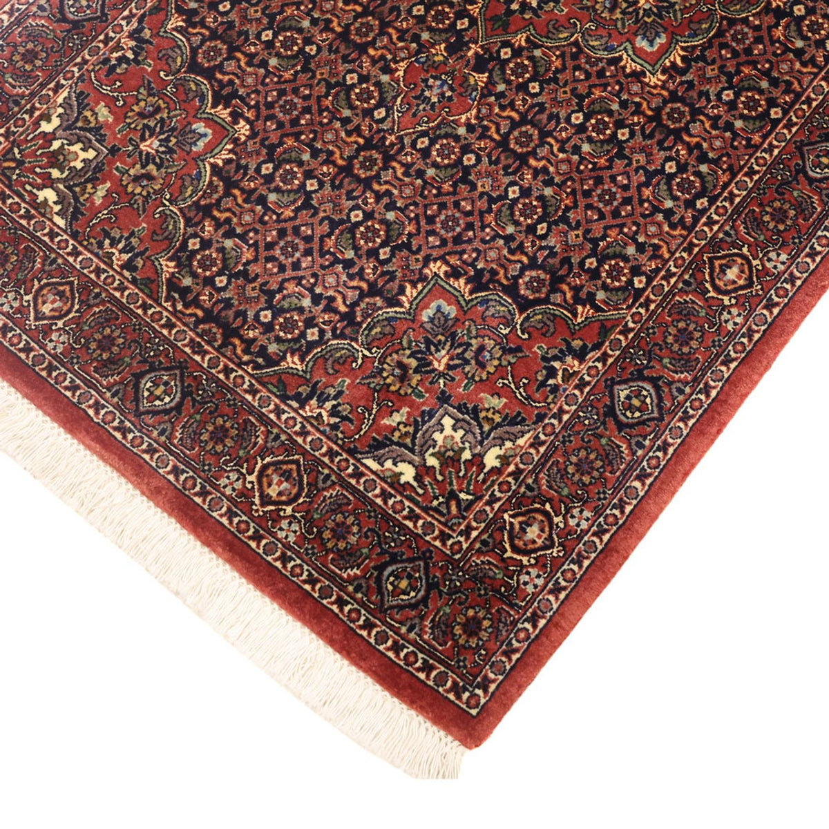 Perzisch tapijt - Bijar - 136 x 69 cm - donker beige