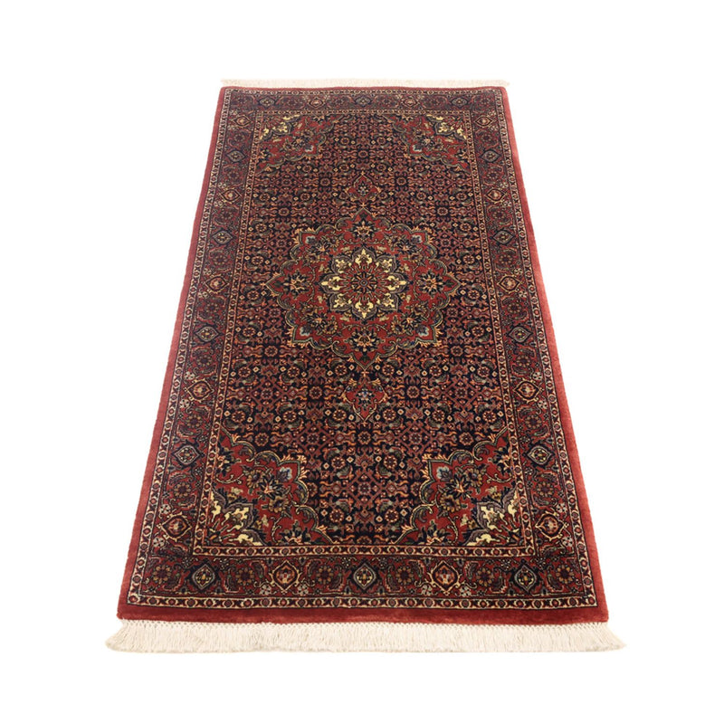 Perzisch tapijt - Bijar - 136 x 69 cm - donker beige