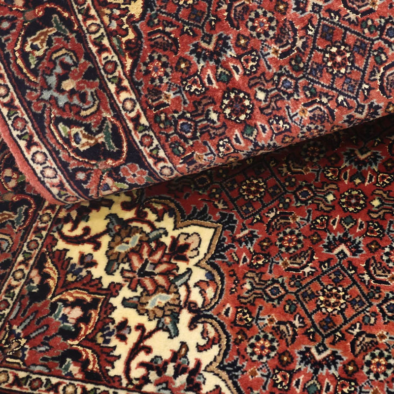 Perzisch tapijt - Bijar - 148 x 69 cm - donkerrood