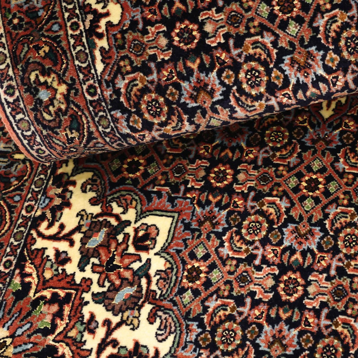 Perzisch tapijt - Bijar - Koninklijke - 137 x 70 cm - donkerrood