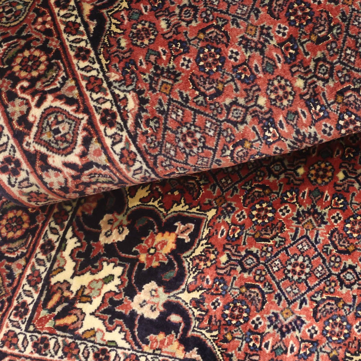 Perzisch tapijt - Bijar - Koninklijke - 147 x 70 cm - roest