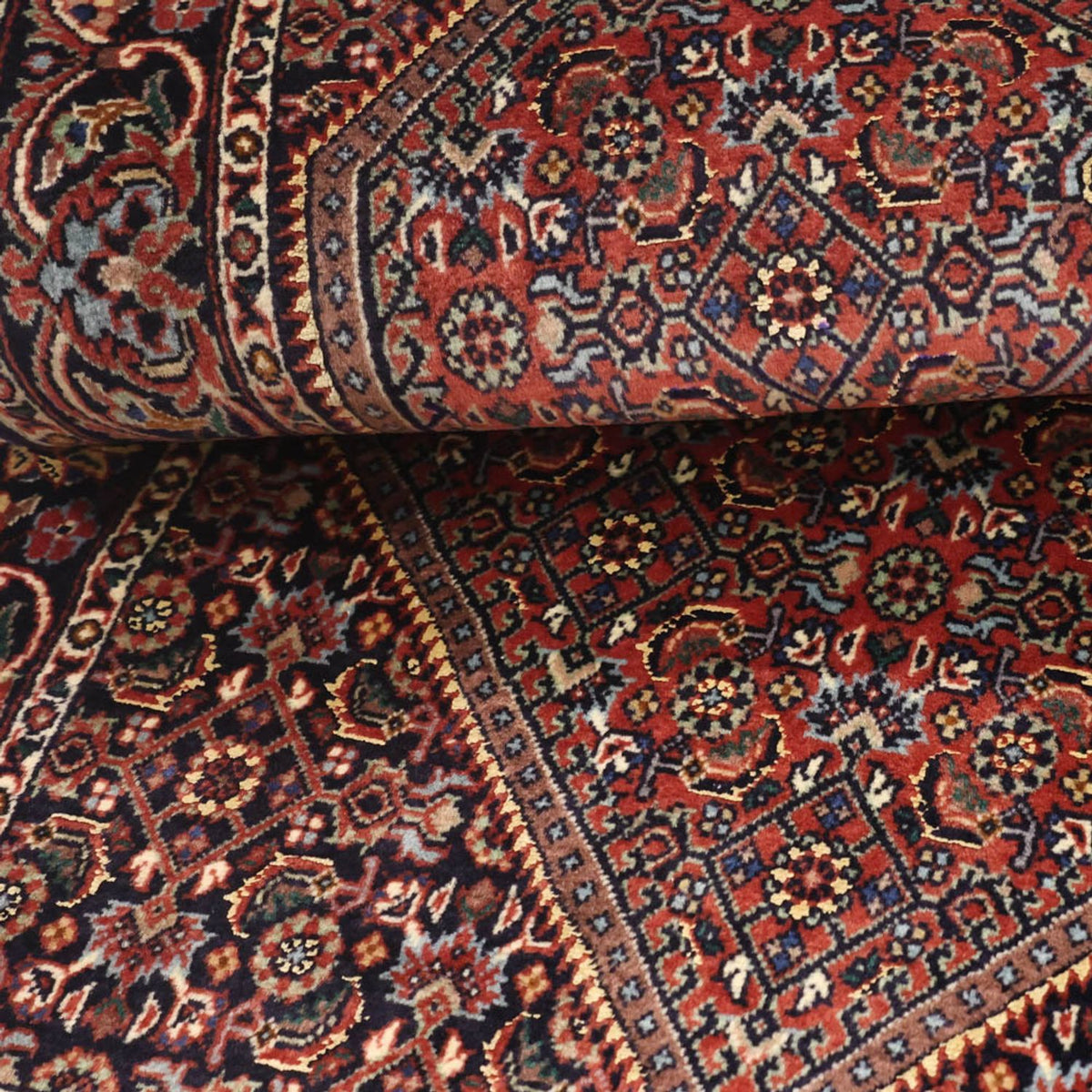 Perzisch tapijt - Bijar - Koninklijke - 135 x 70 cm - roest