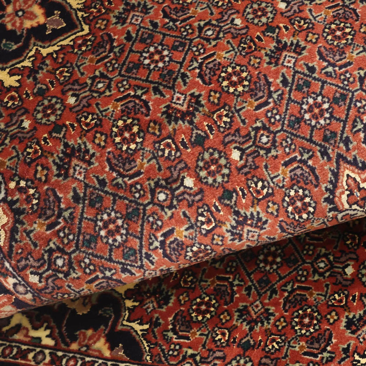 Perzisch tapijt - Bijar - Koninklijke - 146 x 70 cm - roest