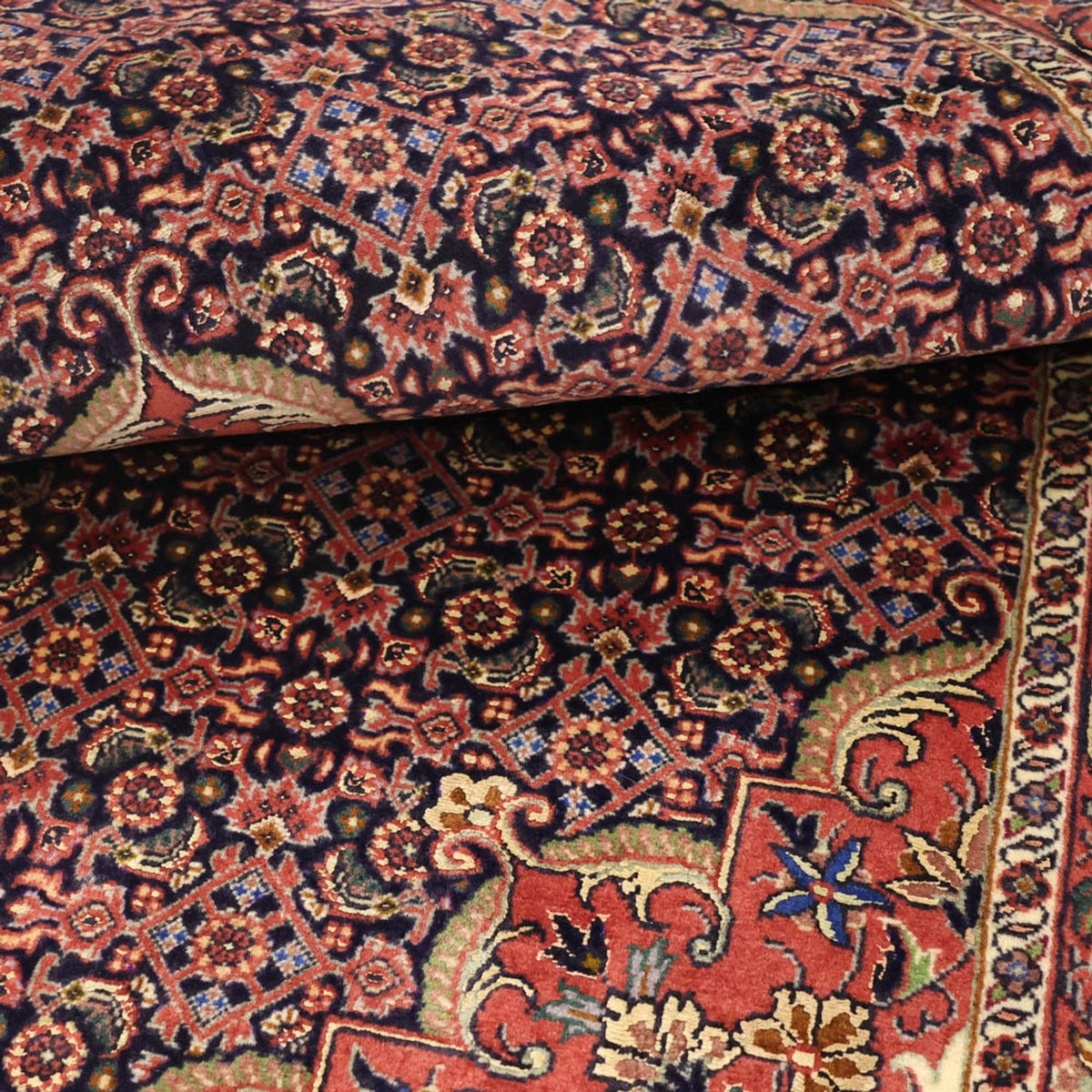 Perzisch tapijt - Bijar - Koninklijke - 148 x 91 cm - roest