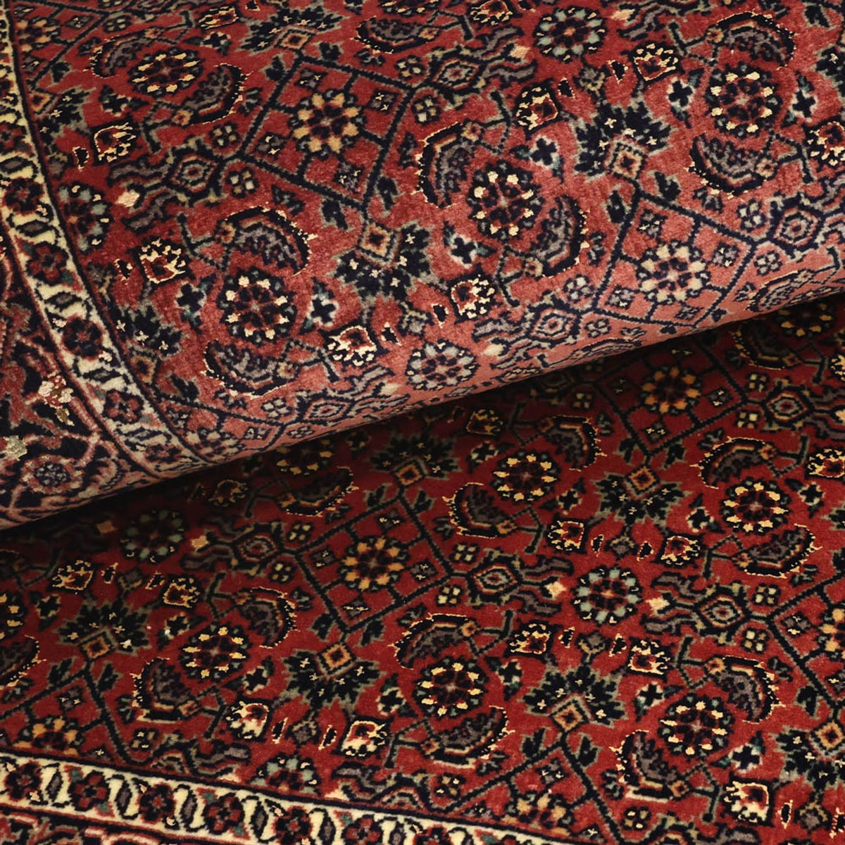 Perzisch tapijt - Bijar - Koninklijke - 148 x 89 cm - roest