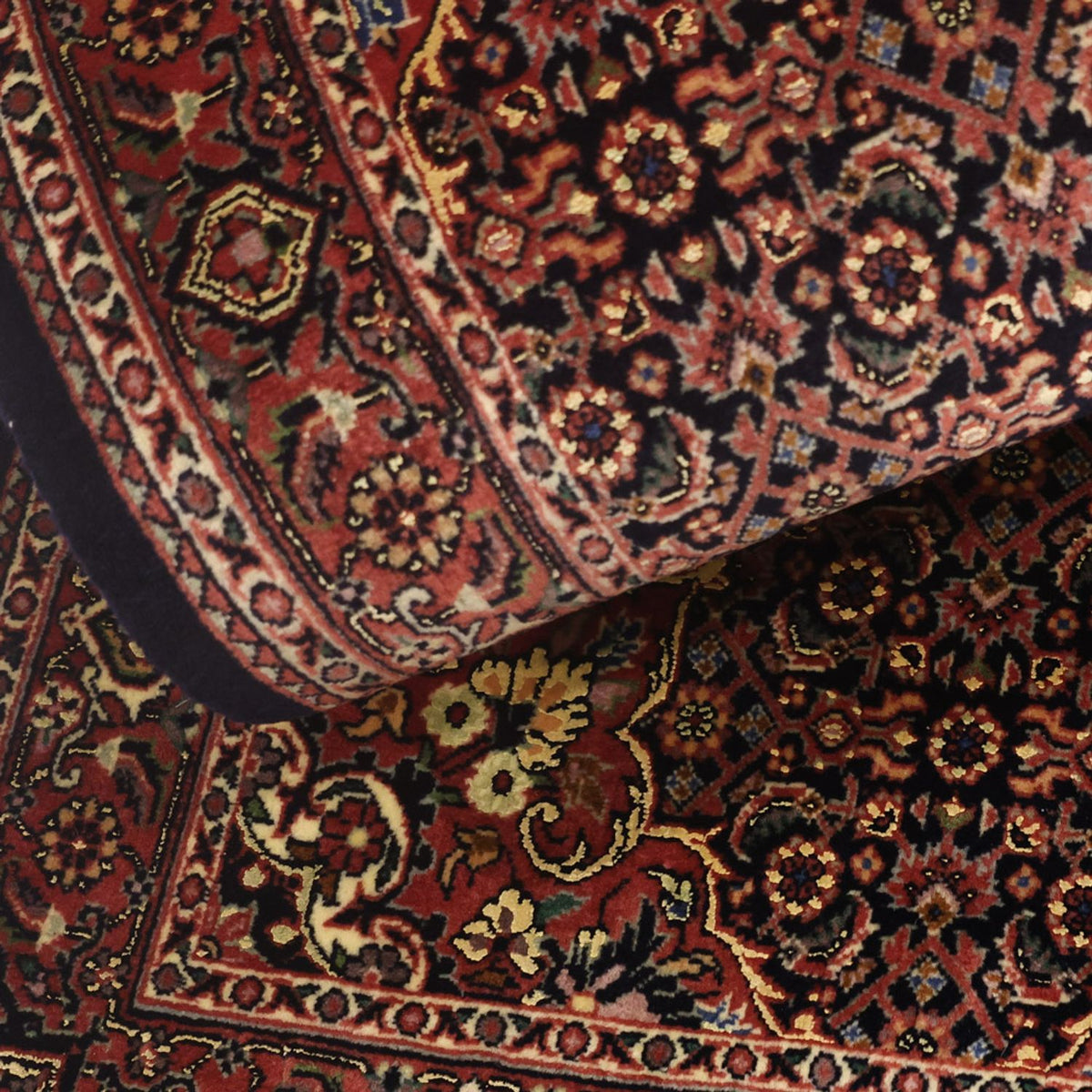 Perzisch tapijt - Bijar - Koninklijke - 140 x 70 cm - donkerrood