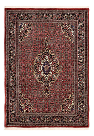 Perzisch tapijt - Bijar - Koninklijke - 204 x 145 cm - donkerrood