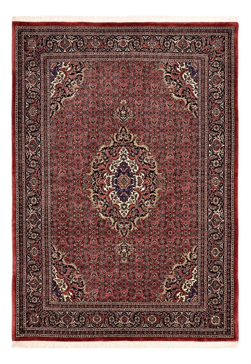 Perzisch tapijt - Bijar - Koninklijke - 204 x 145 cm - donkerrood