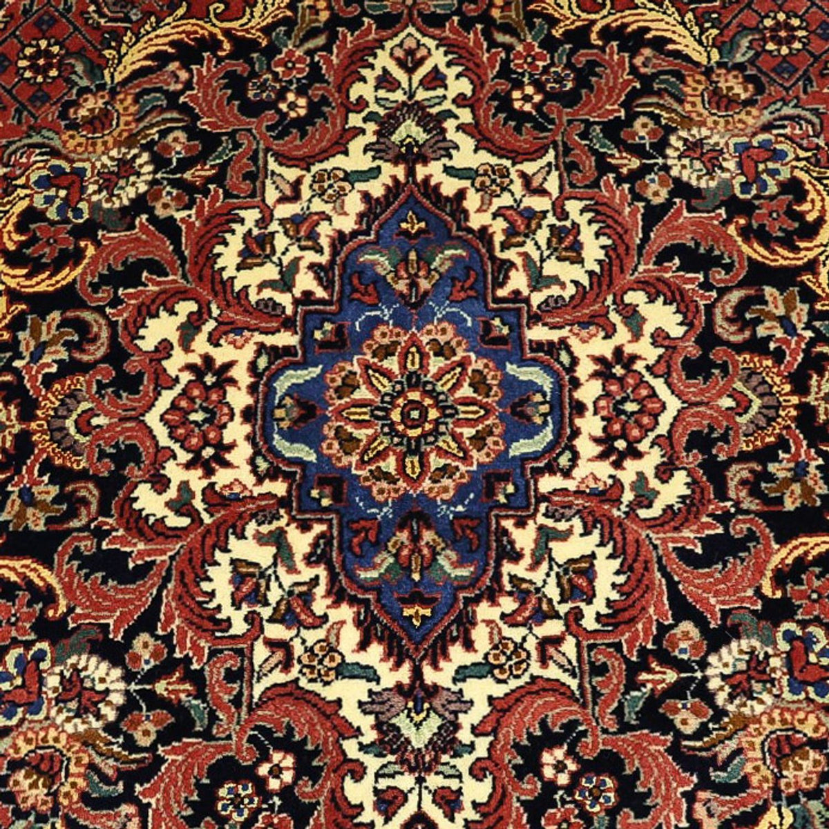 Perzisch tapijt - Bijar - Koninklijke - 204 x 145 cm - donkerrood
