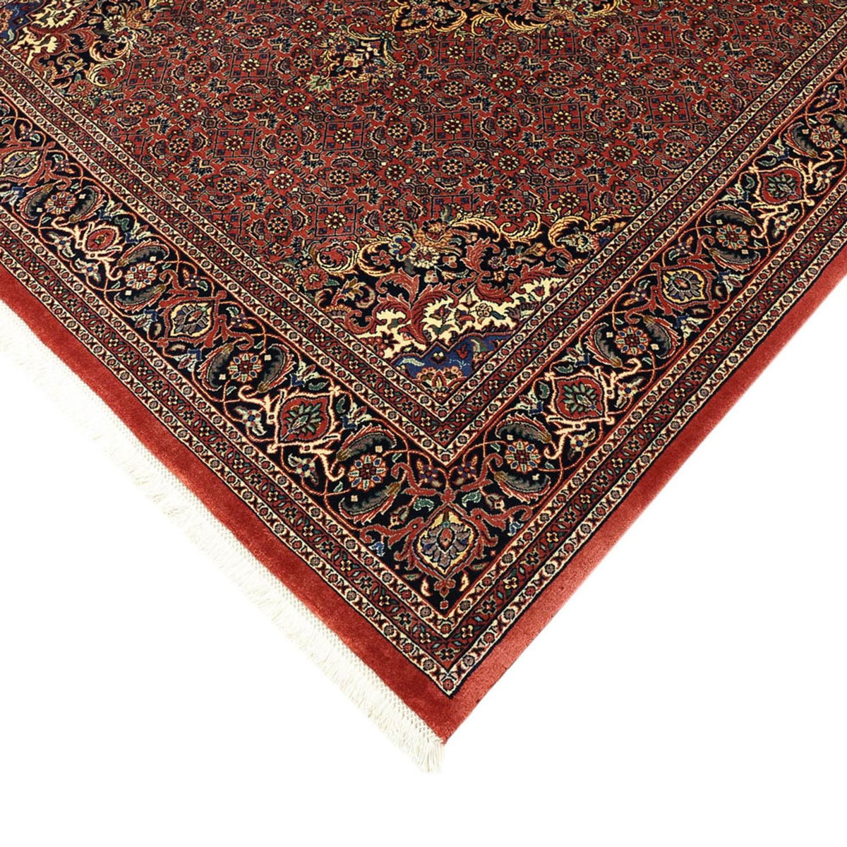 Perzisch tapijt - Bijar - Koninklijke - 204 x 145 cm - donkerrood
