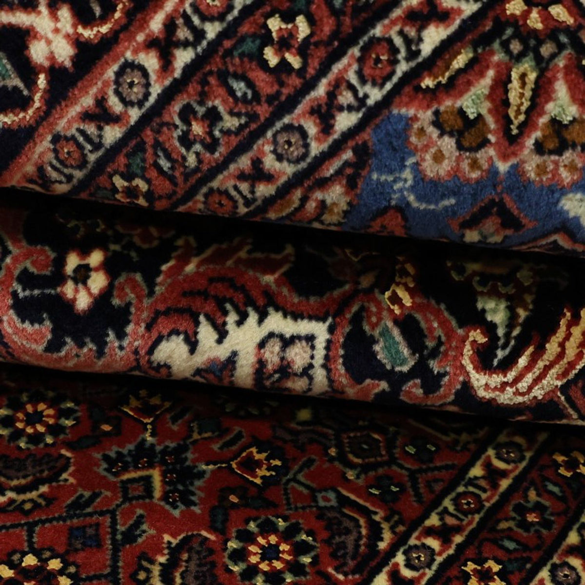 Perzisch tapijt - Bijar - Koninklijke - 204 x 145 cm - donkerrood