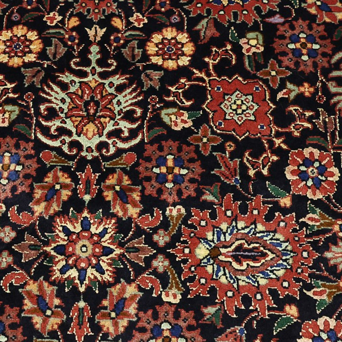 Perzisch tapijt - Bijar - Koninklijke - 208 x 132 cm - donkerblauw