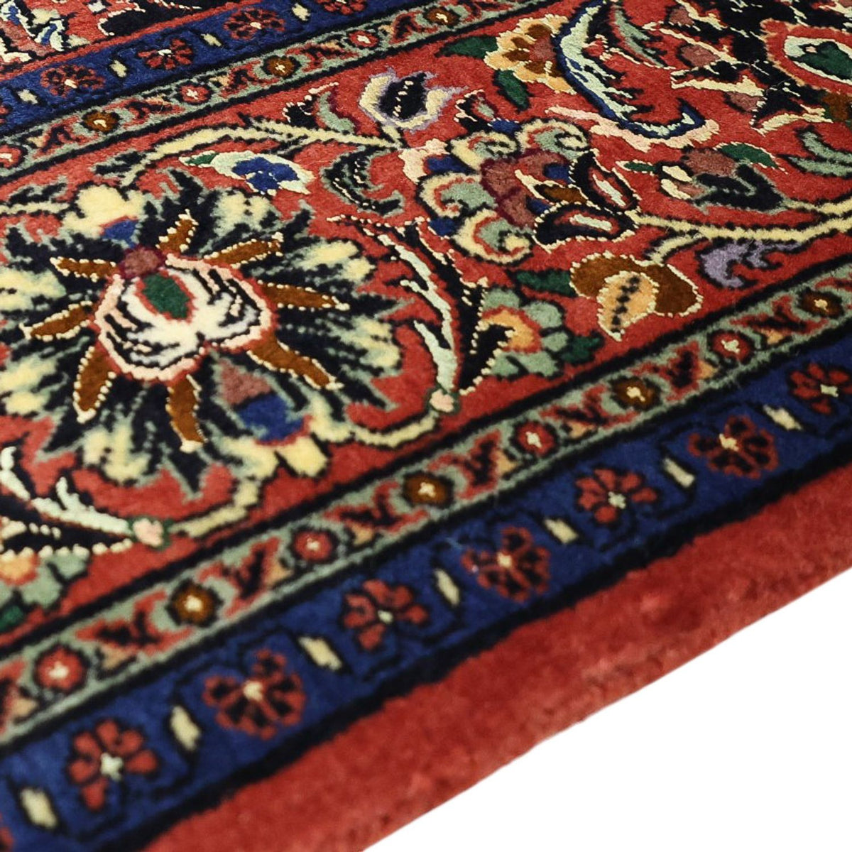 Perzisch tapijt - Bijar - Koninklijke - 208 x 132 cm - donkerblauw