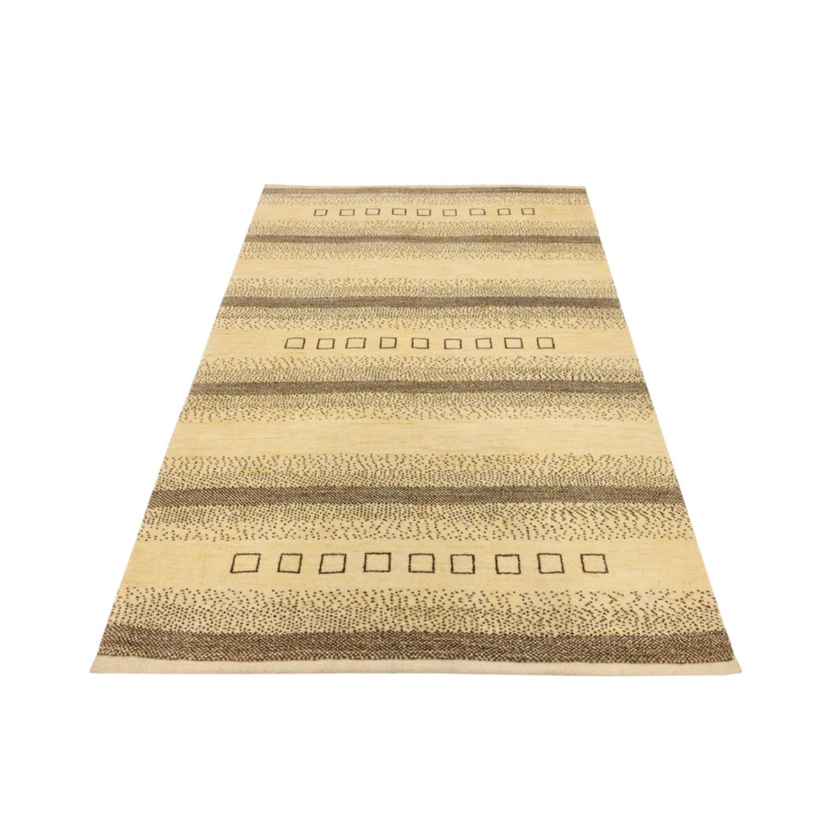 Gabbeh Tapijt - Loribaft Perzisch - 173 x 118 cm - beige