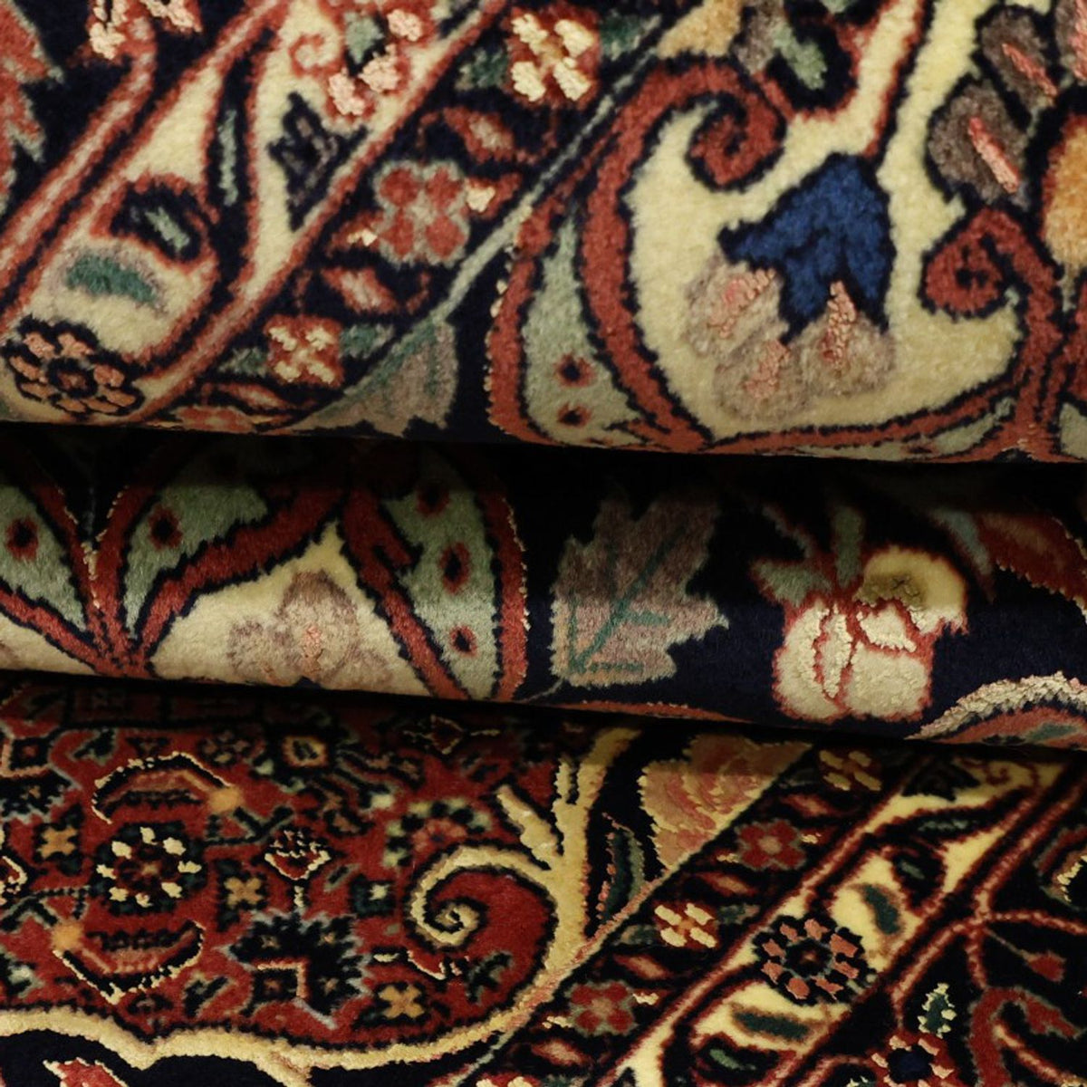 Perzisch tapijt - Bijar - Koninklijke - 198 x 139 cm - donkerrood