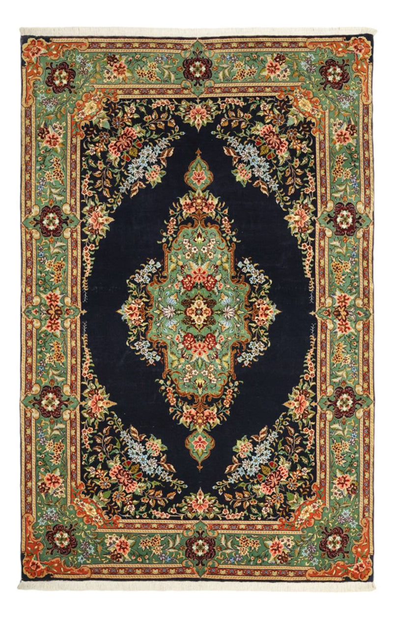 Perzisch tapijt - Klassiek - 161 x 102 cm - donkerblauw