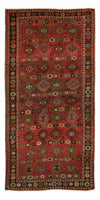 Qaraja Tapijt 150x300cm - Perzisch tapijt - Rechthoekig / Donkerrood / 150 x 300 cm Rechthoekig
