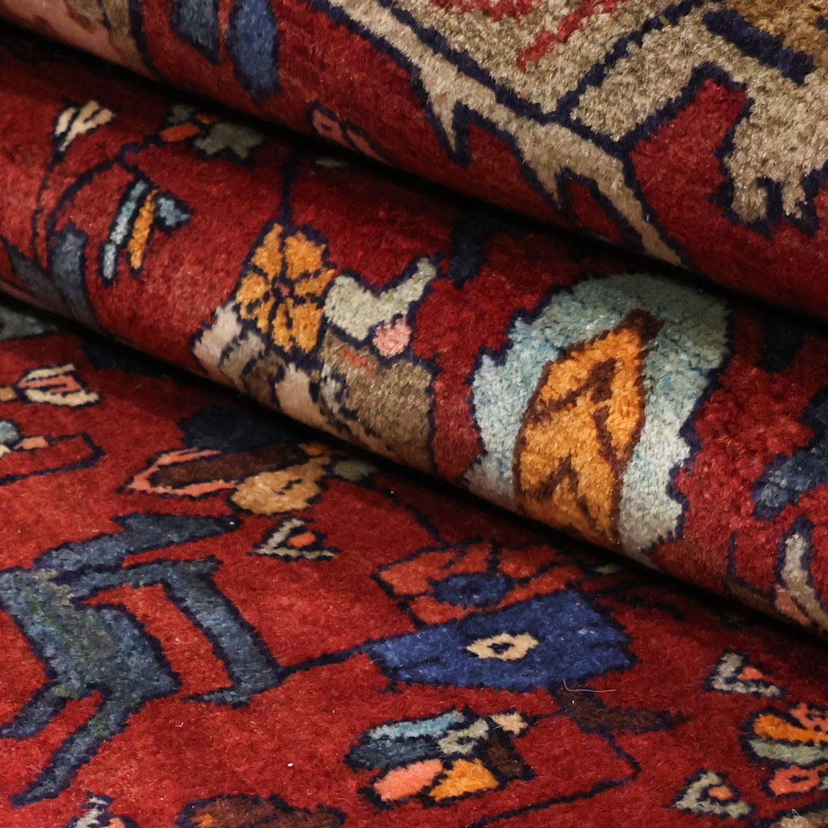 Loper Perzisch Tapijt - Nomadisch - 331 x 145 cm - rood