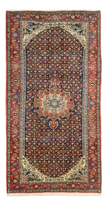 Loper Perzisch tapijt - Bijar - 276 x 146 cm - donkerrood