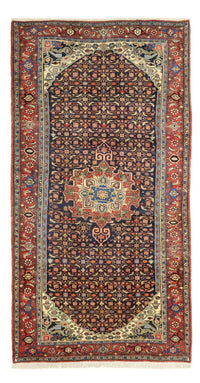 Loper Perzisch tapijt - Bijar - 276 x 146 cm - donkerrood