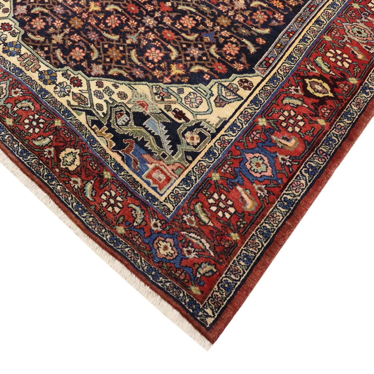 Loper Perzisch tapijt - Bijar - 276 x 146 cm - donkerrood