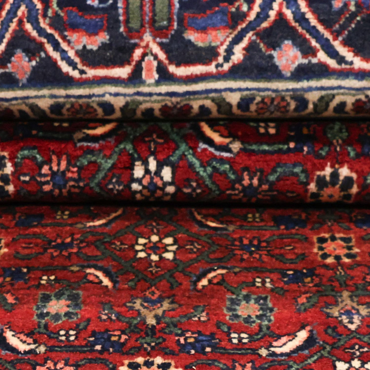 Perzisch tapijt - Bijar - Koninklijke - 288 x 168 cm - donkerrood