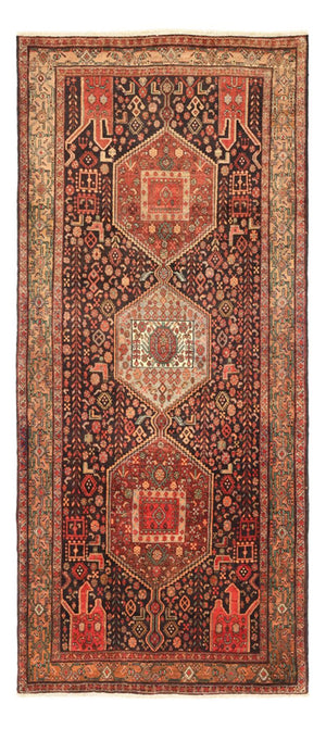 Loper Perzisch Tapijt - Nomadisch - 295 x 130 cm - donkerrood