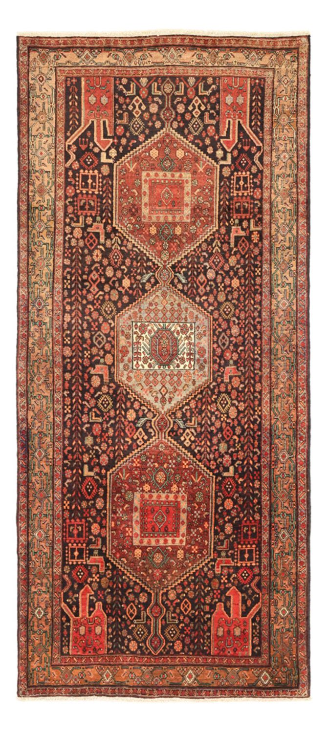 Loper Perzisch Tapijt - Nomadisch - 295 x 130 cm - donkerrood
