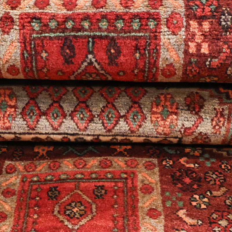 Loper Perzisch Tapijt - Nomadisch - 295 x 130 cm - donkerrood