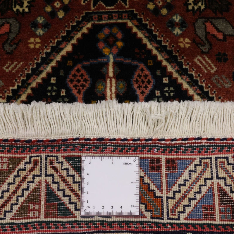 Gabbeh Tapijt - Kashkuli Perzisch - 150 x 105 cm - donkerrood