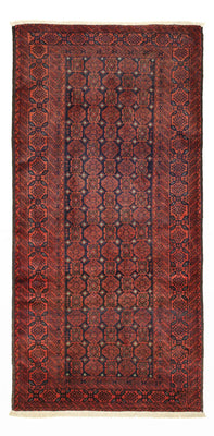 Loper Baluch tapijt - 215 x 112 cm - donkerrood