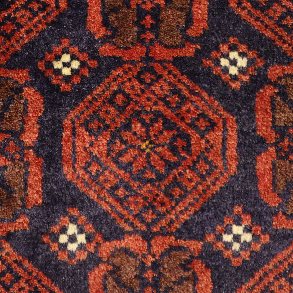 Loper Baluch tapijt - 215 x 112 cm - donkerrood