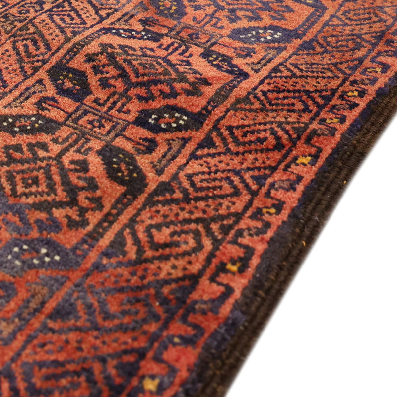 Loper Baluch tapijt - 215 x 112 cm - donkerrood