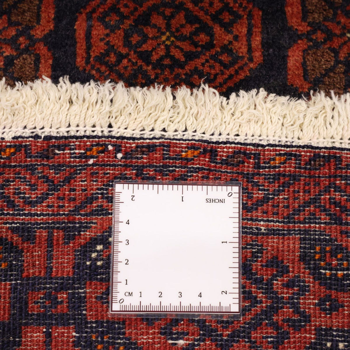 Loper Baluch tapijt - 215 x 112 cm - donkerrood