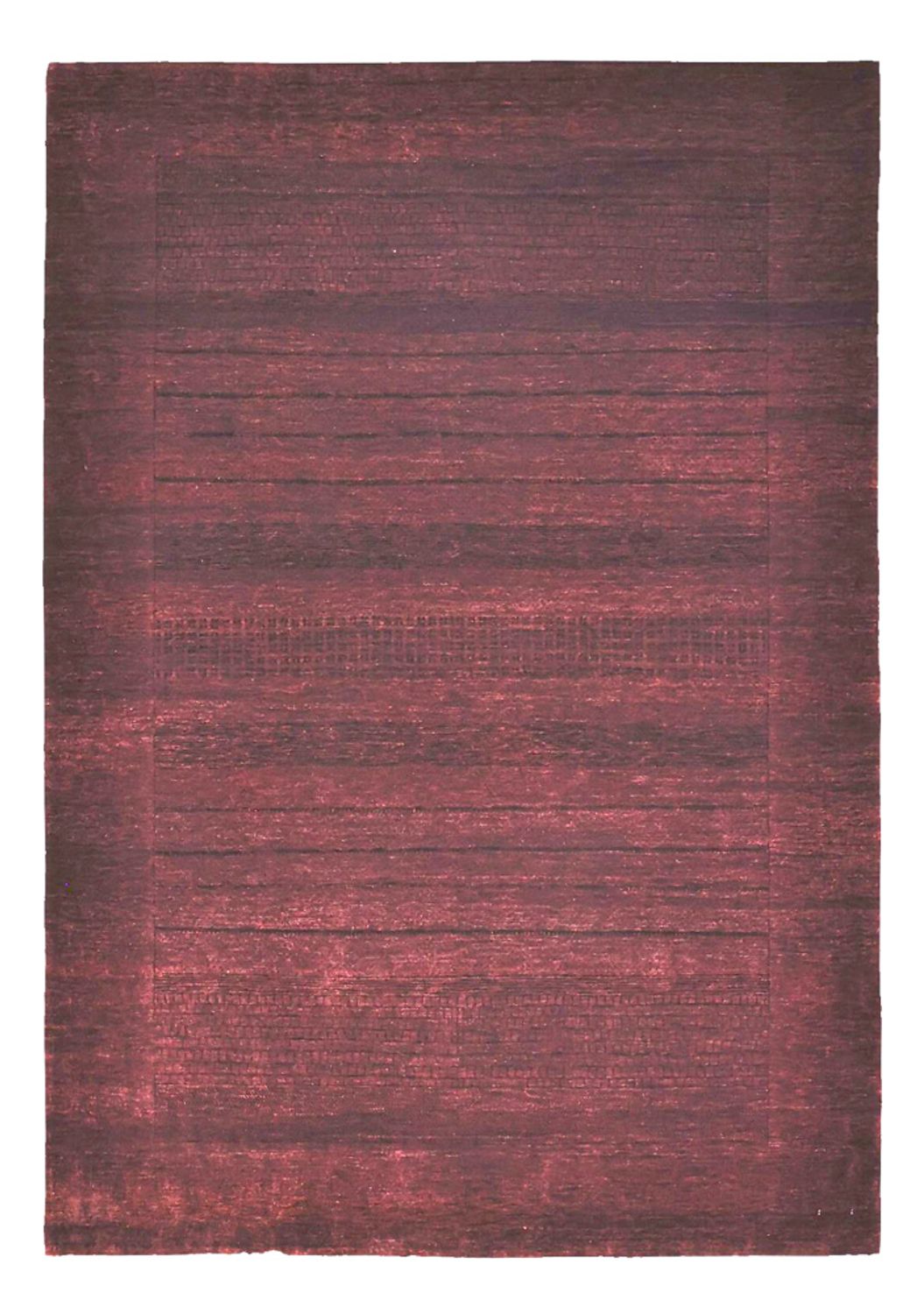 Gabbeh Tapijt - Loribaft Indus - 235 x 166 cm - donkerrood