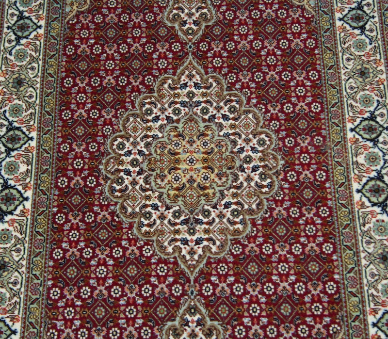 Perzisch tapijt - Tabriz - 150 x 70 cm - rood