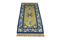 China Tapijt - 152 x 76 cm - blauw