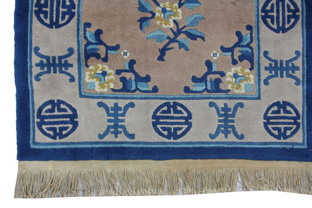 China Tapijt - 152 x 91 cm - blauw