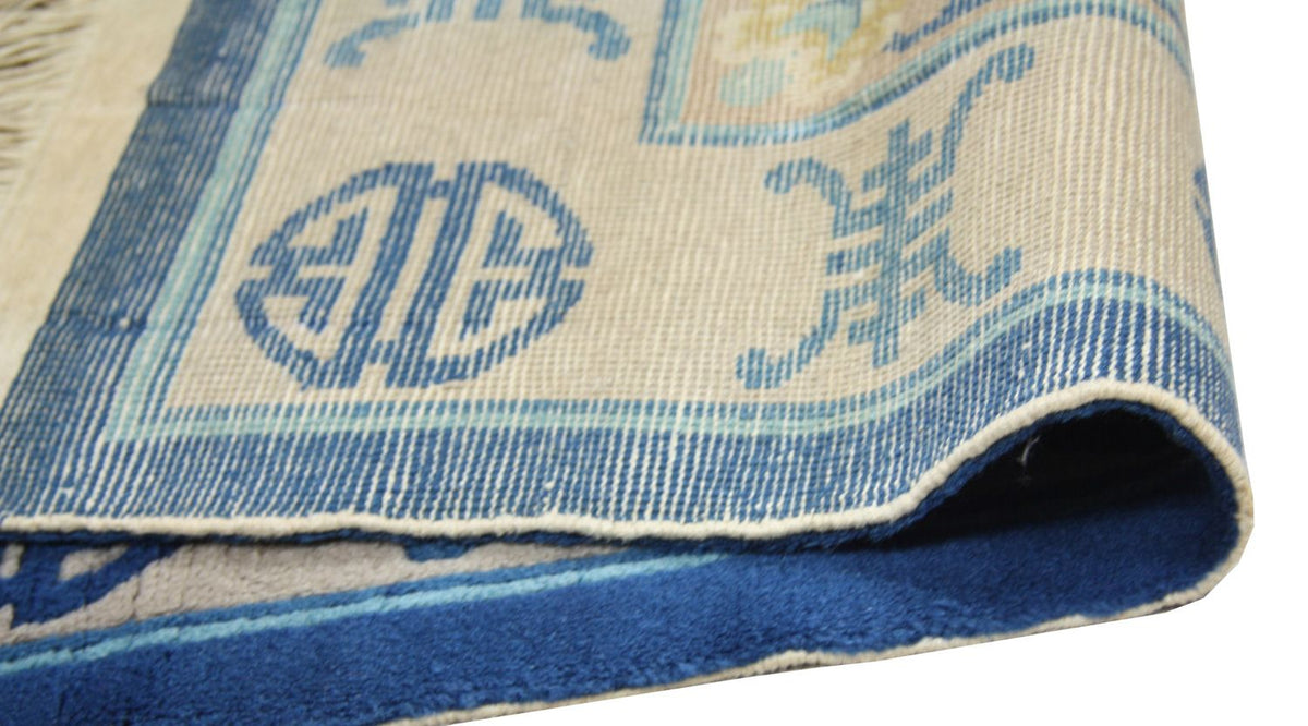 China Tapijt - 152 x 91 cm - blauw