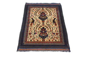Baluch tapijt - 115 x 80 cm - beige