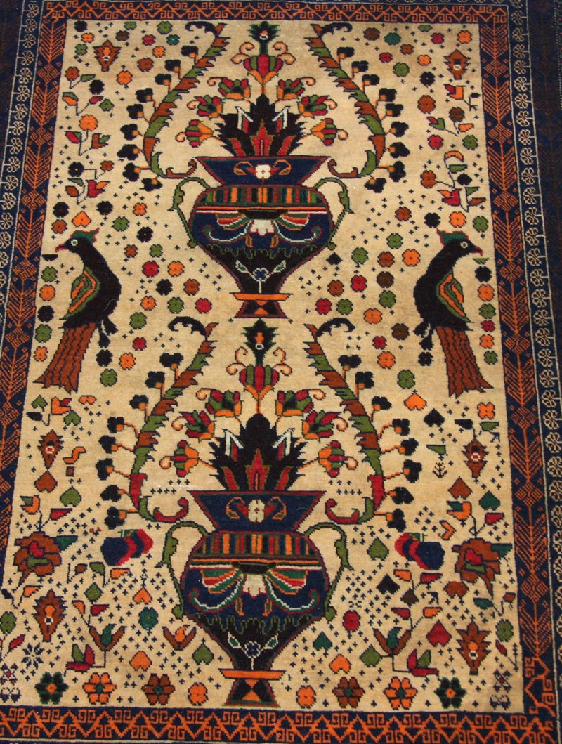 Baluch tapijt - 115 x 80 cm - beige