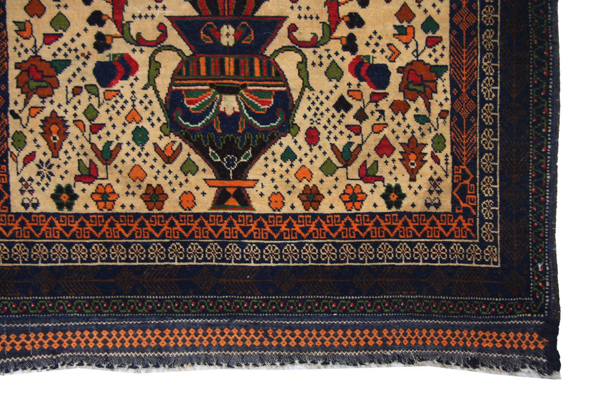 Baluch tapijt - 115 x 80 cm - beige