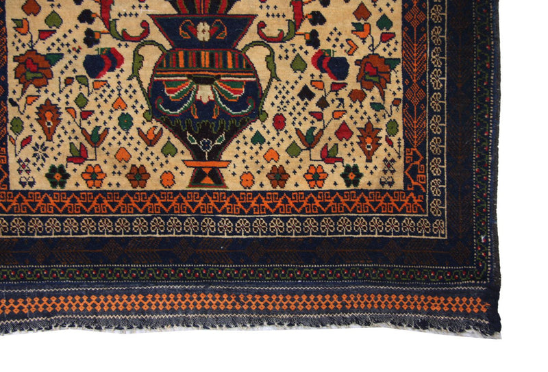 Baluch tapijt - 115 x 80 cm - beige