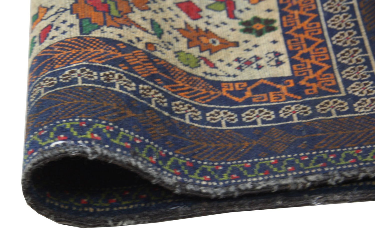 Baluch tapijt - 115 x 80 cm - beige